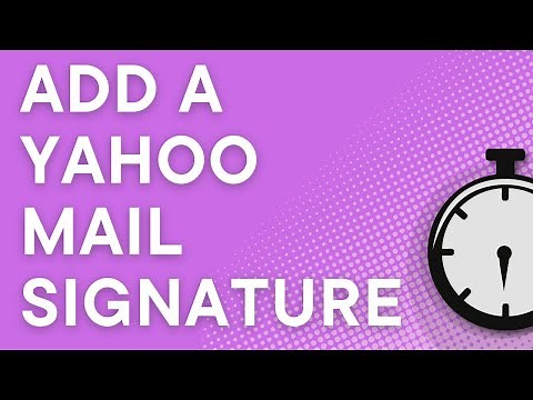 Add a signature to Yahoo Mail step by step
