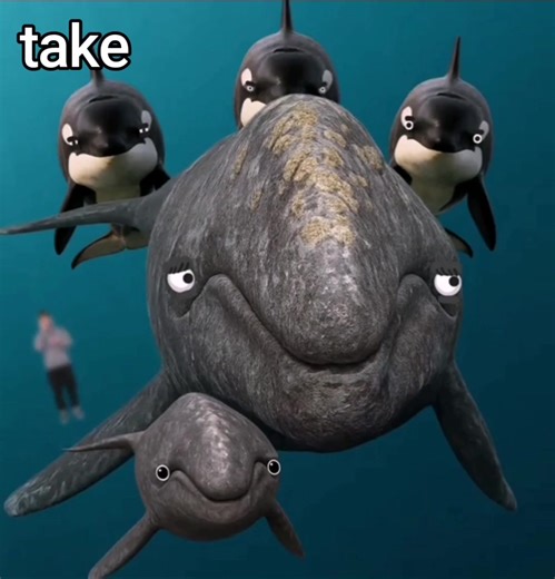 whale edit #whales #seals #orcas | Pilot Whales