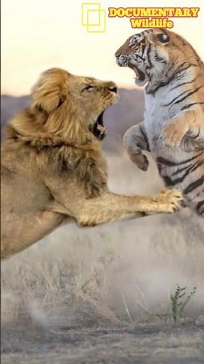 Tiger vs Lion (Epic Showdown) - Battle of the Big Cats