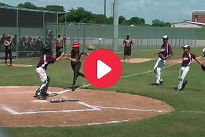 Little Leaguer Trucks Catcher, Gets Ejected Immediately