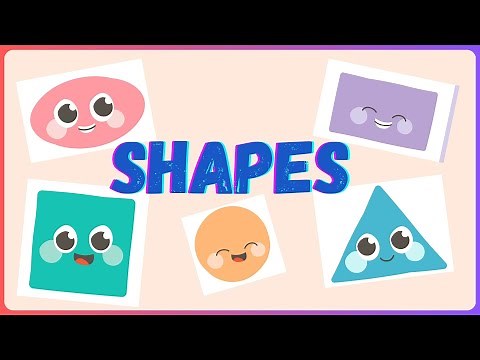 "Learning Shapes with Fun Examples | Kindergarden Education"