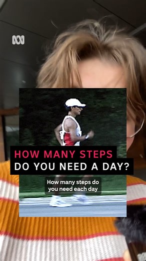 13K views · 100 reactions | Do you really need to hit that magic *10,000* steps?   Read the full story on the ABC NEWS app: https://ab.co/abcnewsapp #Steps #StepCount #Health | ABC Science | Facebook