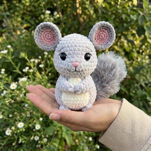 Chinchilla Amigurumi Crochet Pattern PDF - Etsy