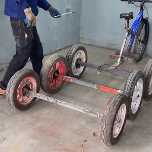 Top-Tier Innovation! Extra-Long Cargo Bike Using Electric Motors and Old Bicycles! #technology #diy #experiment | Delta Gaming