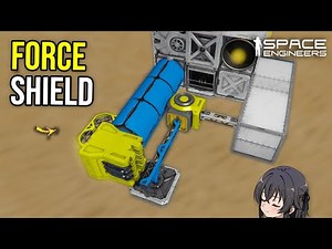 This Vanilla Portable Force Field Generator Creates Shield, Space Engineers