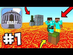 New Minicraft Lava One Block Multiplayer Survival Walkthrough & Gameplay Part 1