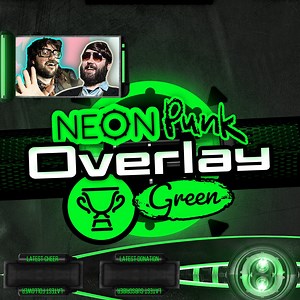 Neon Punk | Animated Stream Overlay, Alerts, Screens, Panels, Transition | Grün / Green Edition - Etsy