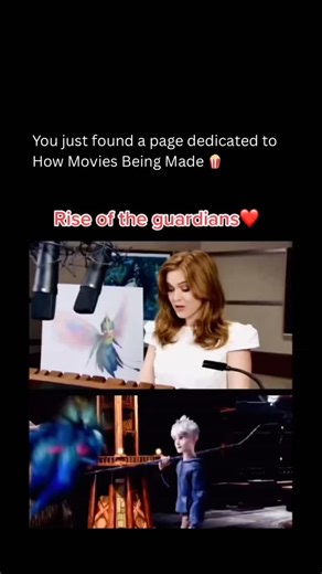 How Movies Being Made on Instagram: "The video shows a quiet recording booth where Rise of the Guardians truly comes to life. Voice actors perform alone, reading emotional lines while watching early animation. Their voices shape the characters’ personalities long before final visuals exist, turning simple dialogue into magical, believable moments audiences later connect with deeply onscreen. Behind the scenes, animators carefully sync every breath, pause, and inflection to the characters’ moveme