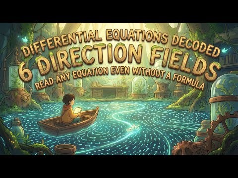 Differential Equations Decoded 6 Direction Fields Read Any Equation Even Without a Formula