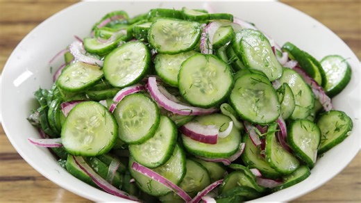 Easy Cucumber Salad Recipe | Quick & No Mayo