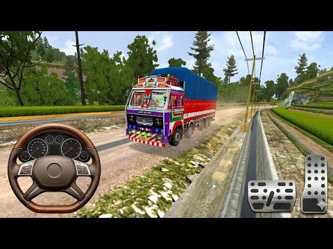 Ashok Leyland Truck Extreme Hill Map Drive🎯 Bus Simulator Indonesia Gameplay 