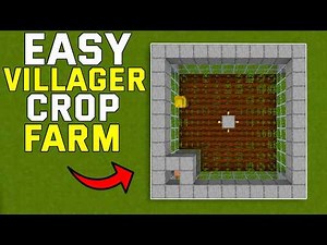 EASIEST Villager Crop Farm Minecraft 1.21+