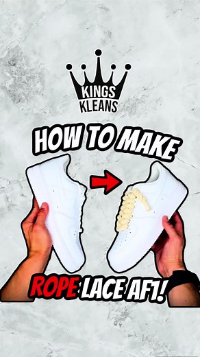 How to Make Air Force 1 Rope Laces - Step-by-Step Tutorial