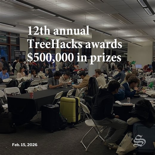 The Stanford Daily | At 2 p.m. on Saturday, the basement of the Jen-Hsun Huang Engineering Center was humming with activity. Hackers bent over computer screens... | Instagram