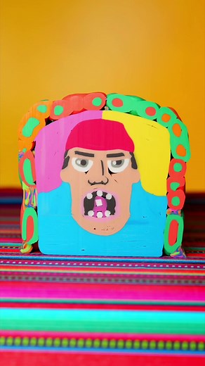 A slice of reality. My longest Strata-Cut animation yet! #stopmotion #stratacut #claymation #stopmotionanimation #fypage #clay