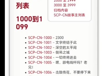 SCP-CN1000系列1999