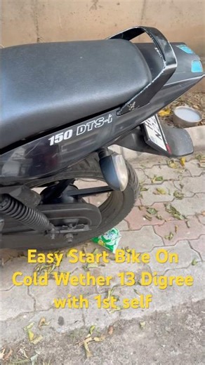 YOUNG GOAT: ‪@cheemay5882‬ how easy start bike on cold #shorts