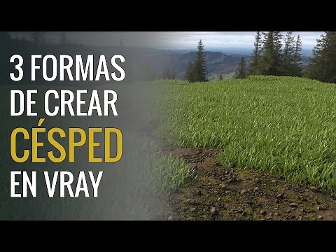 3 formas de crear césped para un render realista en Vray
