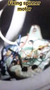 fixing spinner motor and timer lead. #spinner .