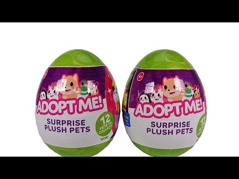 Adopt Me Series 2 Surprise Plush Pets Egg Blind Box Unboxing Review