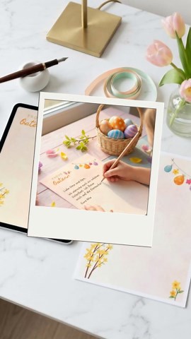 Easter Letter Paper DE | Printable Letter Paper | Digital Download DIN A4 | Easter Letter Writing for Children | Printable Letter Paper Easter EN - Etsy