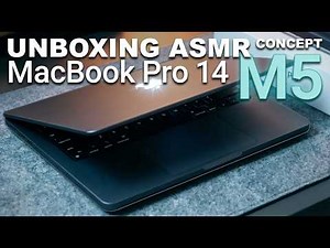 MacBook Pro 14 M5 | Premium ASMR Unboxing & Keyboard Sounds