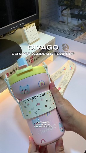 Ito talaga yung tumbler na pwedeng pwede for kids, for teens and for adults. Iba talaga pag CIVAGO ceramic vacuum straw cup 😍 #civago #civagotumbler #civagoph #civagoceramicvacuumatrawcup #ceramictumbler #ceramicmug #tumbler #mug #cup