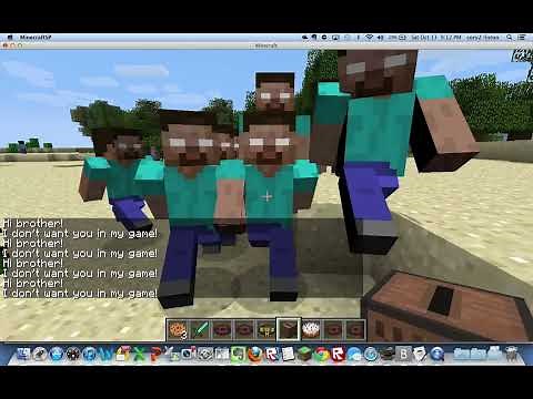 how to spawn herobrine or notch on minecraft (2015)