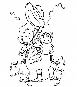 Top 25 Free Printabe Cowboy Coloring Pages Online