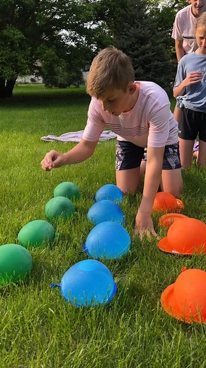 71K views · 2K reactions | Family Water Balloon Roulette  Kids and friends play water balloon popping game for prizes. They try not to get the punishment in one of the balloons. This video was produced by Fast, Funny & Funfas, Network Media, and Benson Bros. (for entertainment purposes only) | Play Together Stay Together | Facebook