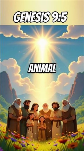 Genesis 9:1-5: God's 5 Laws for the New Earth (Covenant, Diet & Justice - 3D NASB) #Genesis9 #Noah