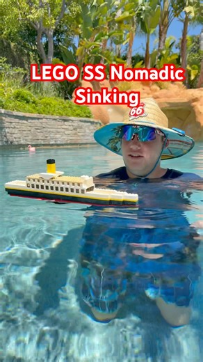 LEGO SS Nomadic Sinking!