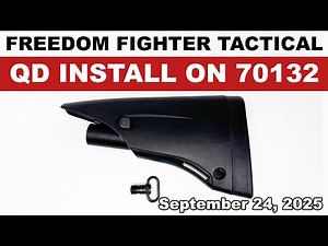 How to Install a QD Sling Mount to Benelli M4 T-Pro Collapsible Stock - Part Number 70132