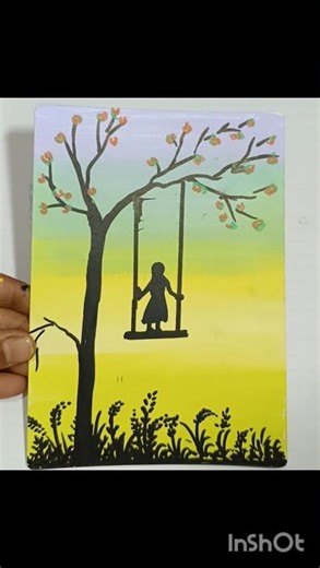 Easy painting idea / beginners art #shorts #viralshorts #painting #easy painting tutorial #art