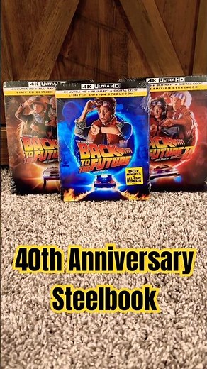 Back to the Future 40th Anniversary 4K Steelbook Collection!