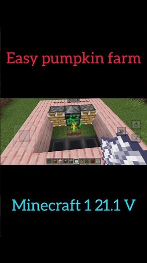 "Simple & Efficient Minecraft Pumpkin Farm – Survival Friendly!"