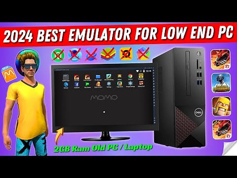 2024 Best Android Emulator For Low End PC Free Fire | 1GB Ram Low PC New Momo App Player Emulator