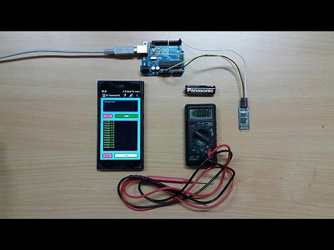 Using Arduino and Android App as a Voltmeter