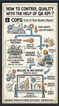 What are QA KPIs: COPQ and customer returns?. #quality #productivity #leansixsigma #ai
