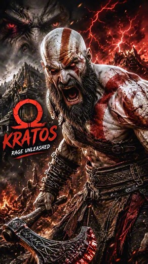 Kratos Rage Mode ON 😈🔥 | God of War Most Brutal Fight | Full Power Unleashed!