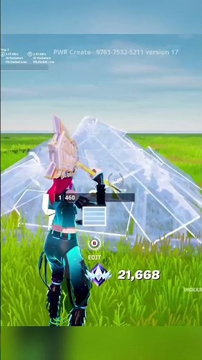 First player to make a build invisible with Simple Edit #fortnite #subscribe