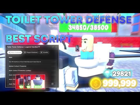 OP Toilet Tower Defense Auto Farm Script | Infinite Coins | Pastebin | PC And Mobile