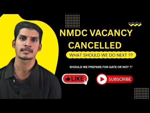 🔴 NMDC Recruitment Through Gate 2024-25 Cancelled | Executive Trainee | Latest NMDC Update