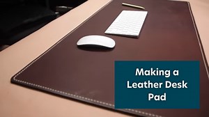 2K views · 48 reactions | In this video, Daniel Reach shows us how to create a beautiful leather desk pad from our popular Water Buffalo Leather! A simple desk pad is a great project for leathercrafters of all skill levels and instantly elevates your workspace. For a full list of supplies, visit https://www.weaverleathersupply.com/collections/leather-desktop-pad-1 | Weaver Leather Supply | Facebook
