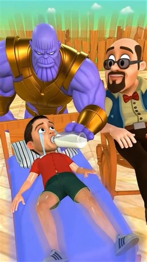 Good brother thanos in scary teacher 3D #short#scaryteacher #funny