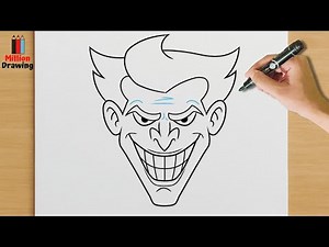 Joker Drawing Easy | How to Draw Joker Step by Step