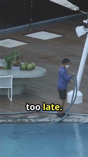 My pool turned bright green and I lost $800… until this glowing board saved everything 🌊💡 #shorts