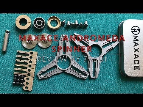 Maxace Andromeda Titanium Fidget Spinner Review - Exciting Modular Design!