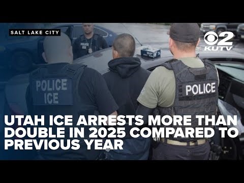 Utah ICE arrests more than double in 2025 compared to previous year, most already in jail