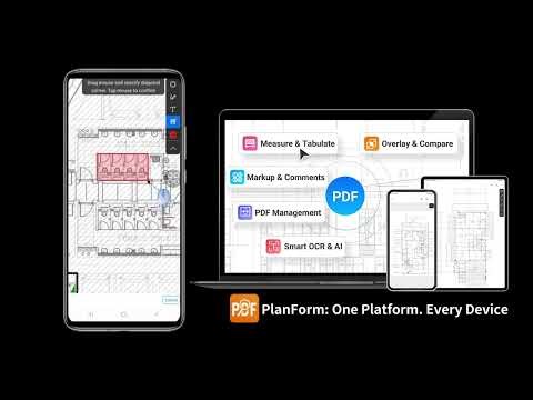 The Best App for Measuring PDF Drawings on Mobile | PlanForm Overview